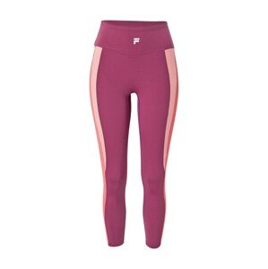 FILA Sportovní kalhoty 'Rabenau' pink / růžová / červenofialová / bílá
