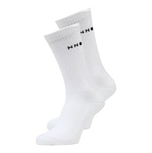 NN07 Ponožky  černá / bílá