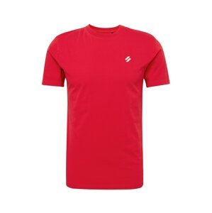 Superdry Funkční tričko  červená / bílá