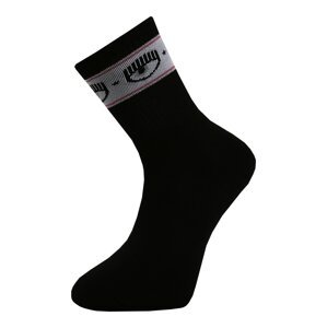 Chiara Ferragni Ponožky  světle šedá / pink / černá / bílá