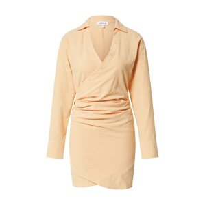 EDITED Košilové šaty 'Hedone'  pastelově oranžová
