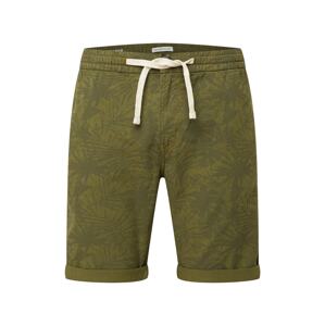 TOM TAILOR DENIM Chino kalhoty  zelená / khaki / olivová