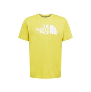 THE NORTH FACE Funkční tričko 'REAXION'  limone / bílá