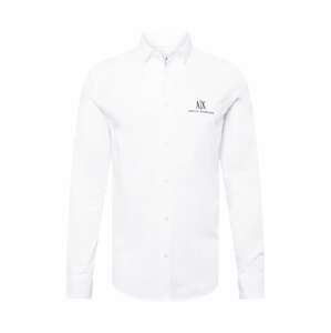 ARMANI EXCHANGE Košile černá / bílá