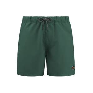 Shiwi Plavecké šortky trávově zelená / oranžová / černá / bílá