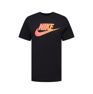 Nike Sportswear Tričko  mandarinkoná / korálová / černá