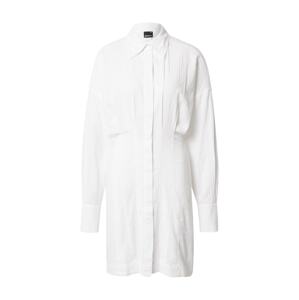 Gina Tricot Košilové šaty 'Lana' bílá