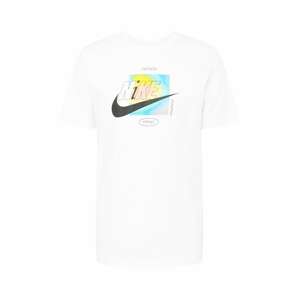 Nike Sportswear Tričko  tyrkysová / žlutá / černá / bílá