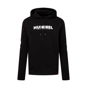 Hummel Sportovní mikina černá / bílá