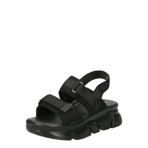Trendyol Páskové sandály černá