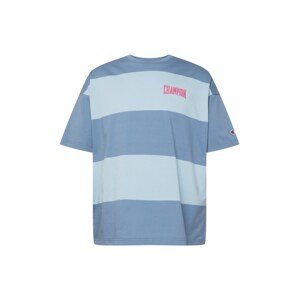Champion Authentic Athletic Apparel Tričko  kouřově modrá / světlemodrá / pink