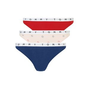 Tommy Hilfiger Underwear Tanga  béžová / námořnická modř / červená / bílá