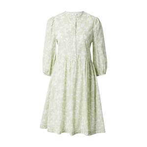 SAINT TROPEZ Košilové šaty 'MaiSZ'  pastelově zelená / bílá