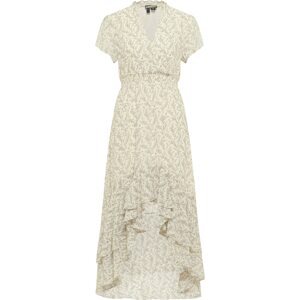 DreiMaster Vintage Šaty  antracitová / barva bílé vlny
