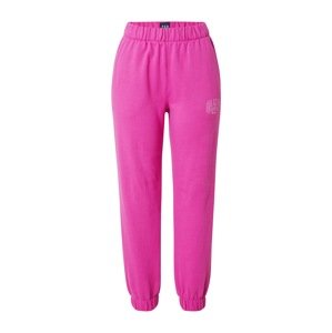 GAP Kalhoty pink / bílá