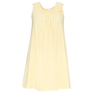 SHEEGO Letní šaty  světle žlutá