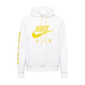 Nike Sportswear Mikina  žlutá / bílá