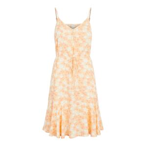 Pieces Tall Letní šaty 'NYA'  oranžová / jasně oranžová / bílá