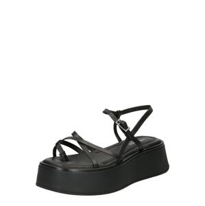 VAGABOND SHOEMAKERS Páskové sandály 'Courtney'  černá