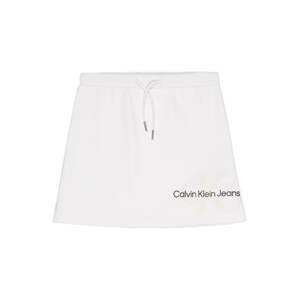Calvin Klein Jeans Sukně  černá / bílá