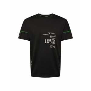 Lacoste Sport Funkční tričko  zelená / černá / bílá