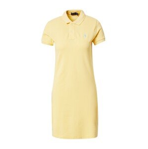 Polo Ralph Lauren Šaty světlemodrá / světle žlutá