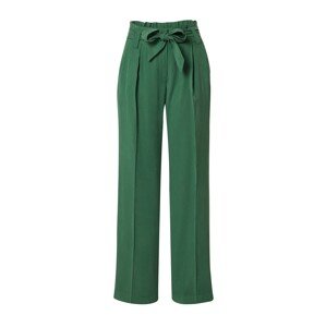 ESPRIT Kalhoty s puky tmavě zelená