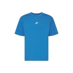 Nike Sportswear Tričko  královská modrá / bílá