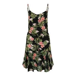 Pieces Petite Letní šaty 'NYA'  světle zelená / růžová / černá