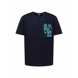 Esprit Collection Tričko  modrá / černá