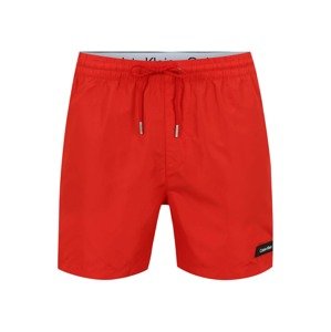 Calvin Klein Swimwear Plavecké šortky  červená / černá / bílá