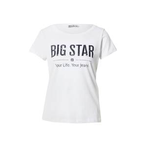 BIG STAR Tričko 'BRUNONA'  černá / bílá