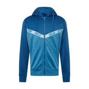 Nike Sportswear Mikina azurová modrá / petrolejová / bílá