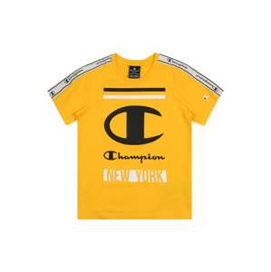 Champion Authentic Athletic Apparel Tričko  zlatě žlutá / černá / bílá