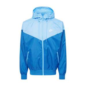 Nike Sportswear Přechodná bunda  nebeská modř / světlemodrá / bílá