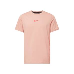 NIKE Funkční tričko 'BURNOUT' růžová / červená