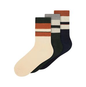NAME IT Ponožky 'KALEB'  béžová / námořnická modř / šedý melír / oranžový melír / černý melír