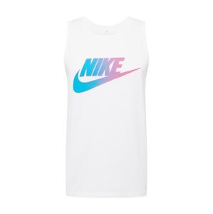 Nike Sportswear Tričko  nebeská modř / pink / bílá