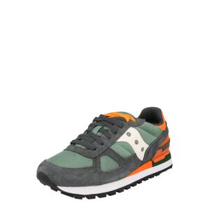 saucony Sportovní boty  tmavě šedá / světle zelená / oranžová / bílá