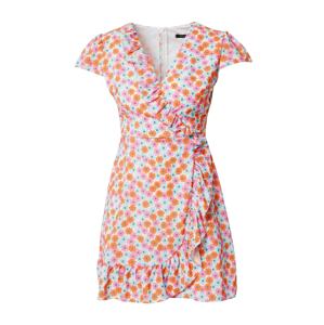 Trendyol Letní šaty námořnická modř / světlemodrá / oranžová / pink / bílá