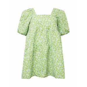 Nasty Gal Plus Letní šaty  světlemodrá / světle zelená / bílá