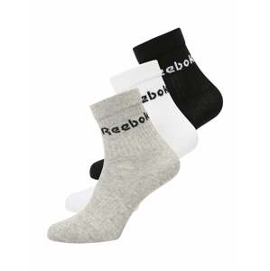 Reebok Sport Sportovní ponožky  šedá / černá / bílá