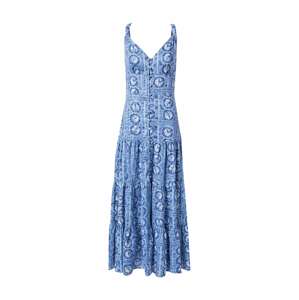 Lauren Ralph Lauren Košilové šaty 'WALVIA' modrá / světlemodrá / bílá