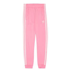 ADIDAS ORIGINALS Sportovní kalhoty růžová / bílá