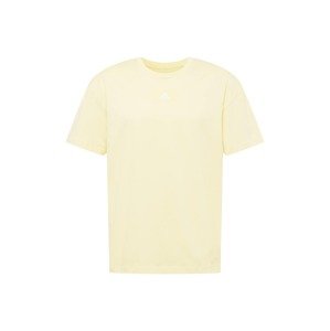 ADIDAS SPORTSWEAR Funkční tričko  světle žlutá / bílá