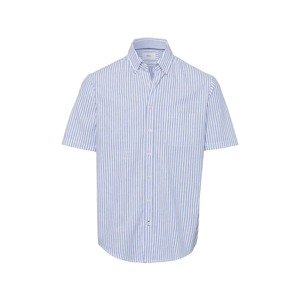 BRAX Košile 'Dan'  kouřově modrá / bílá