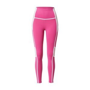 Reebok Sport Sportovní kalhoty 'Lux'  šeříková / pink / bílá