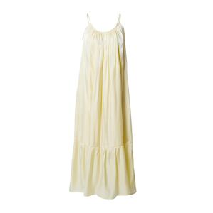 Gina Tricot Letní šaty 'Vanessa' pastelově žlutá