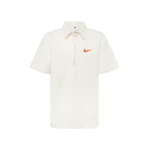 Nike Sportswear Tričko světle šedá / oranžová