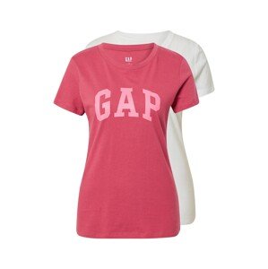 GAP Tričko  pink / malinová / bílá